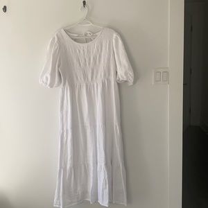 Faithful the Brand white keyhole dress